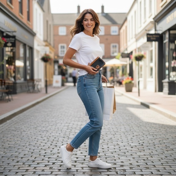 Dooney & Bourke Handbags - Dooney & Bourke Black and Brown Coin Purse